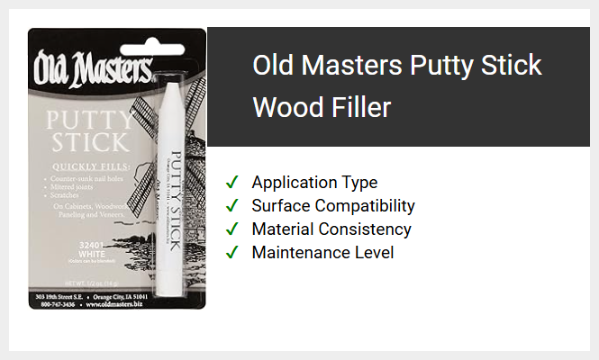 Old Masters Putty Stick Wood Filler