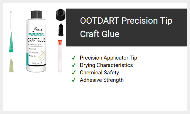 OOTDART Precision Tip Craft Glue