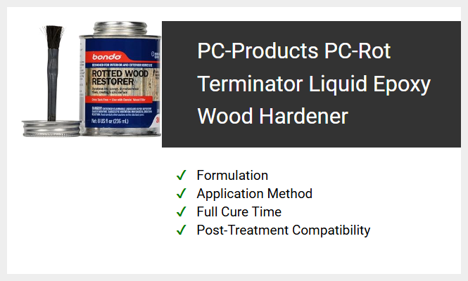 PC-Products PC-Rot Terminator Liquid Epoxy Wood Hardener