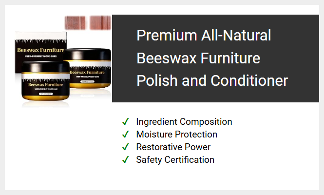 Premium All-Natural Beeswax Furniture Polish and Conditioner