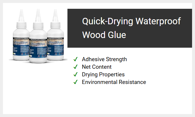 Quick-Drying Waterproof Wood Glue