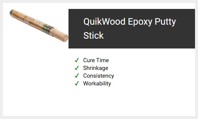 QuikWood Epoxy Putty Stick