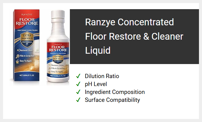 Ranzye Concentrated Floor Restore & Cleaner Liquid