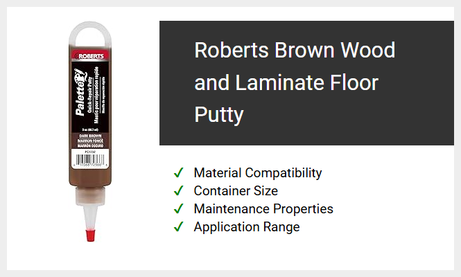 Roberts Brown Wood and Laminate Floor Putty