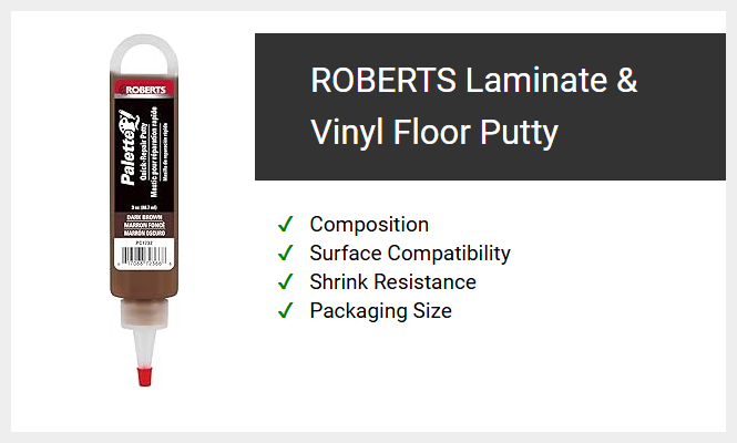 ROBERTS Laminate & Vinyl Floor Putty