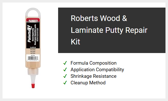 Roberts Wood & Laminate Putty Repair Kit