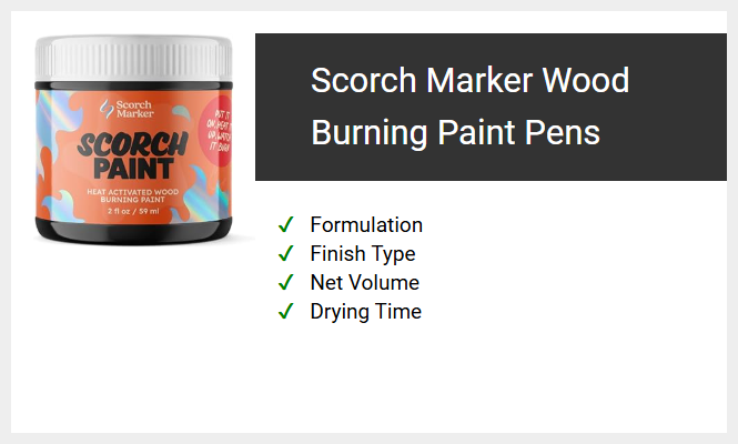 Scorch Marker Wood Burning Paint Pens