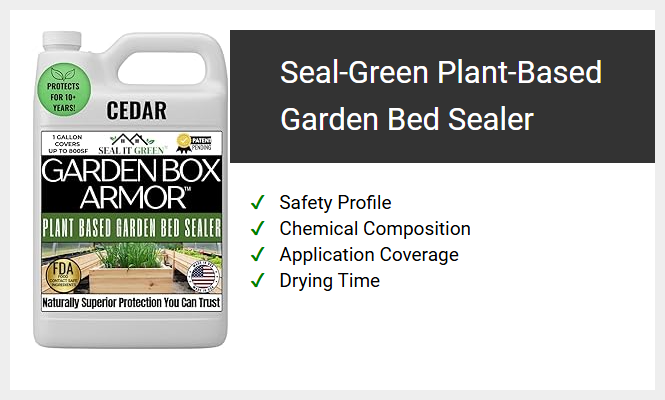 Seal-Green Plant-Based Garden Bed Sealer