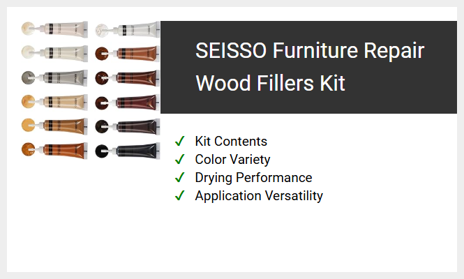 SEISSO Furniture Repair Wood Fillers Kit