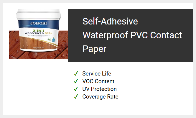 Self-Adhesive Waterproof PVC Contact Paper