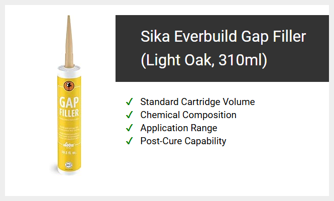 Sika Everbuild Gap Filler (Light Oak, 310ml)