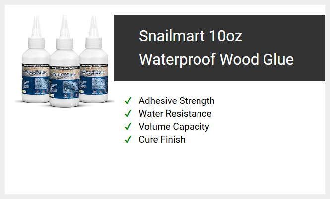 Snailmart 10oz Waterproof Wood Glue