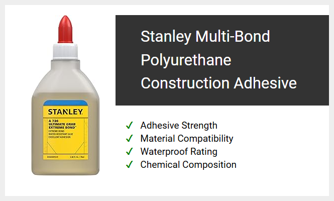 Stanley Multi-Bond Polyurethane Construction Adhesive