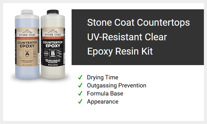 Stone Coat Countertops UV-Resistant Clear Epoxy Resin Kit