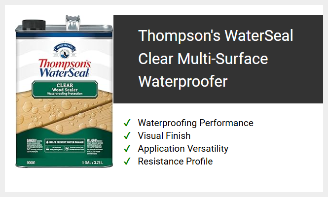 Thompson's WaterSeal Clear Multi-Surface Waterproofer