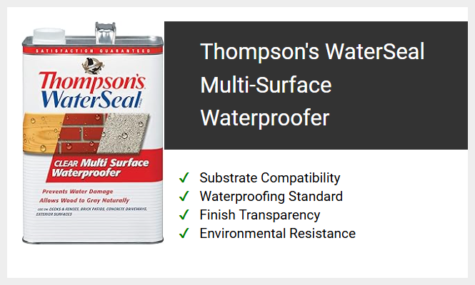 Thompson's WaterSeal Multi-Surface Waterproofer