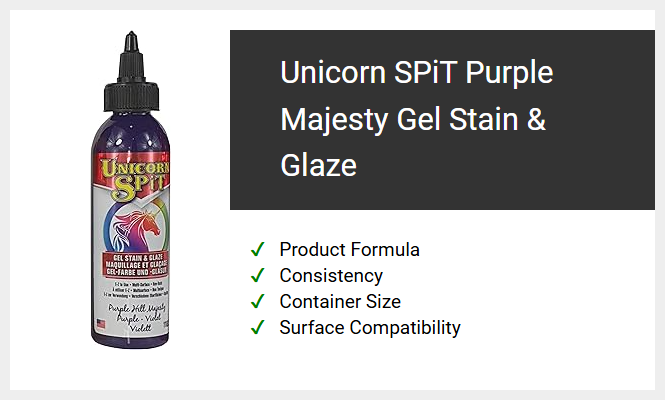Unicorn SPiT Purple Majesty Gel Stain & Glaze