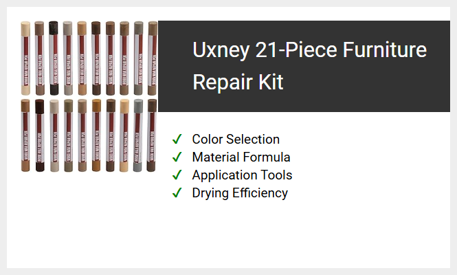 Uxney 21-Piece Furniture Repair Kit