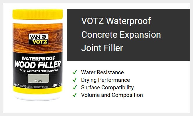 VOTZ Waterproof Concrete Expansion Joint Filler