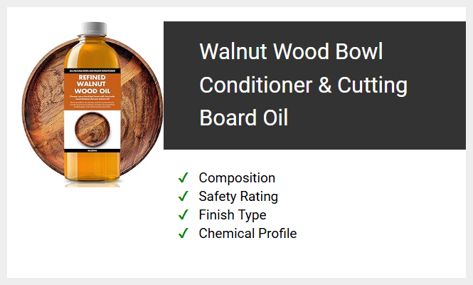 Walnut Wood Bowl Conditioner & Cutting Board Oil