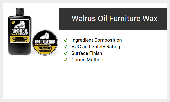 Walrus Oil Furniture Wax