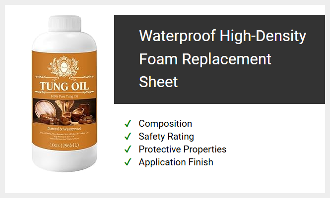 Waterproof High-Density Foam Replacement Sheet