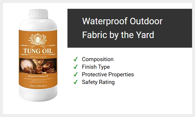 Waterproof Outdoor Fabric by the Yard