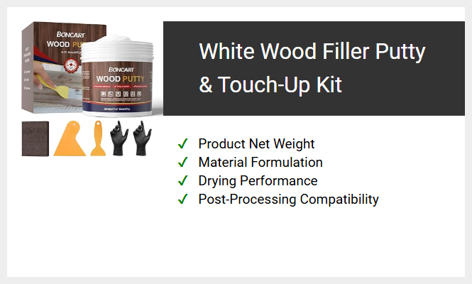 White Wood Filler Putty & Touch-Up Kit