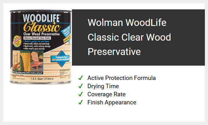 Wolman WoodLife Classic Clear Wood Preservative