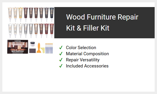 Wood Furniture Repair Kit & Filler Kit