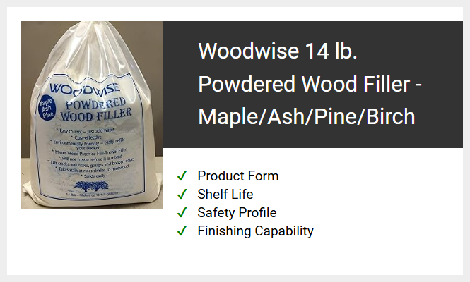Woodwise 14 lb. Powdered Wood Filler - Maple/Ash/Pine/Birch