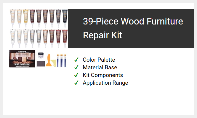39-Piece Wood Furniture Repair Kit