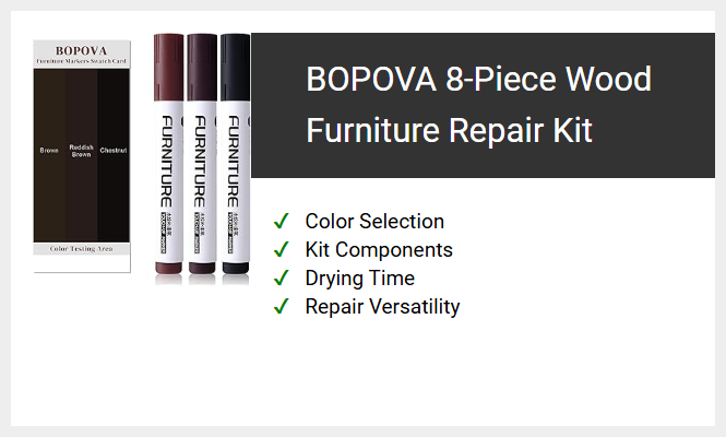 BOPOVA 8-Piece Wood Furniture Repair Kit