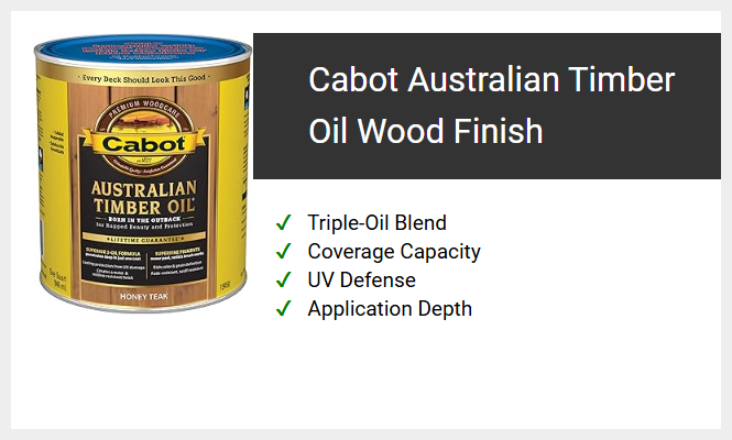 Cabot Australian Timber Oil Wood Finish