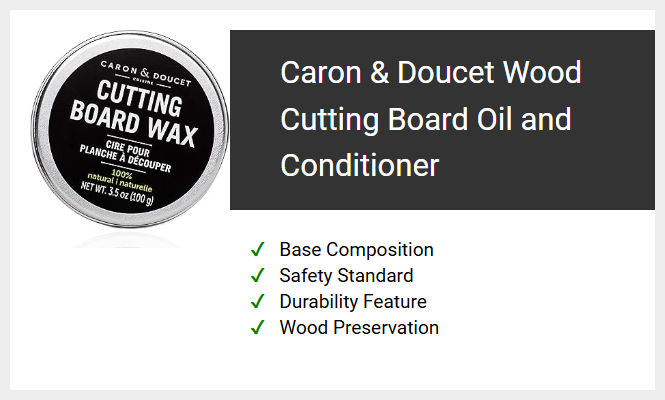 Caron & Doucet Wood Cutting Board Oil and Conditioner