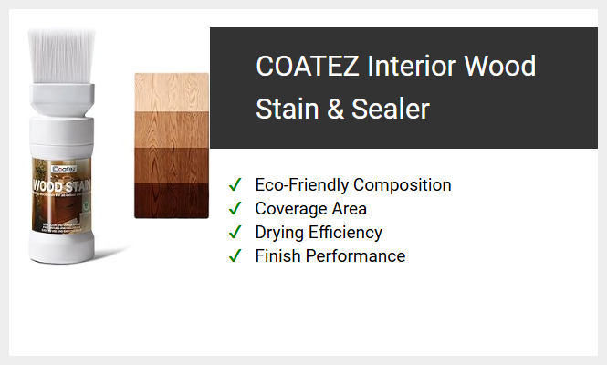 COATEZ Interior Wood Stain & Sealer