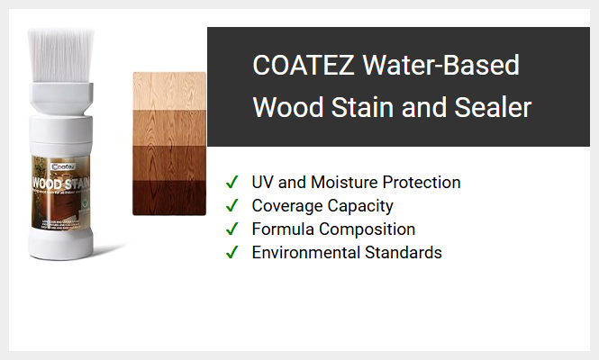 COATEZ Water-Based Wood Stain and Sealer