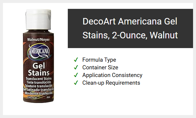 DecoArt Americana Gel Stains, 2-Ounce, Walnut