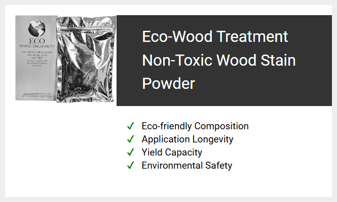 Eco-Wood Treatment Non-Toxic Wood Stain Powder