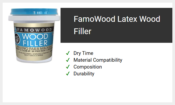 FamoWood Latex Wood Filler