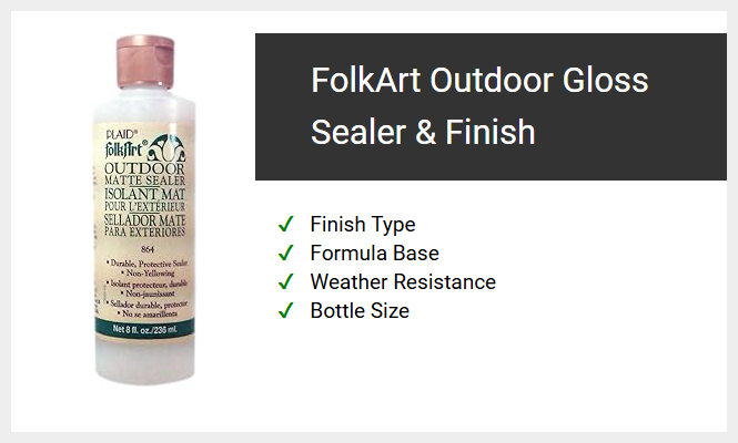 FolkArt Outdoor Gloss Sealer & Finish