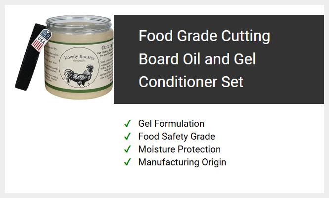 Food Grade Cutting Board Oil and Gel Conditioner Set