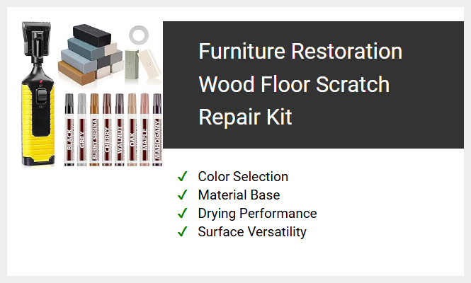 Furniture Restoration Wood Floor Scratch Repair Kit