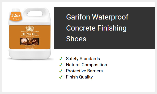 Garifon Waterproof Concrete Finishing Shoes