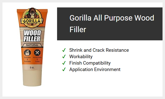 Gorilla All-Purpose Wood Filler