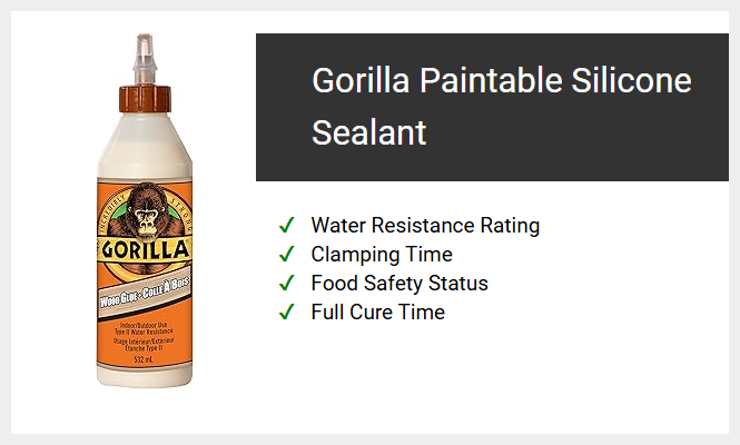 Gorilla Paintable Silicone Sealant