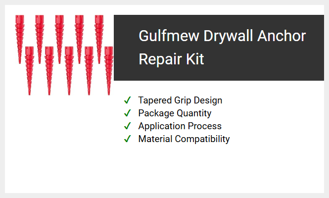 Gulfmew Drywall Anchor Repair Kit