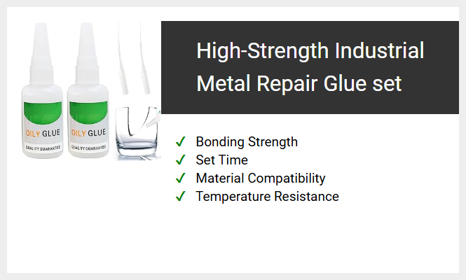 High-Strength Industrial Metal Repair Glue set