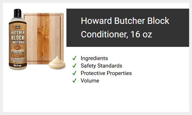 Howard Butcher Block Conditioner, 16 oz