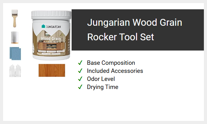 Jungarian Wood Grain Rocker Tool Set